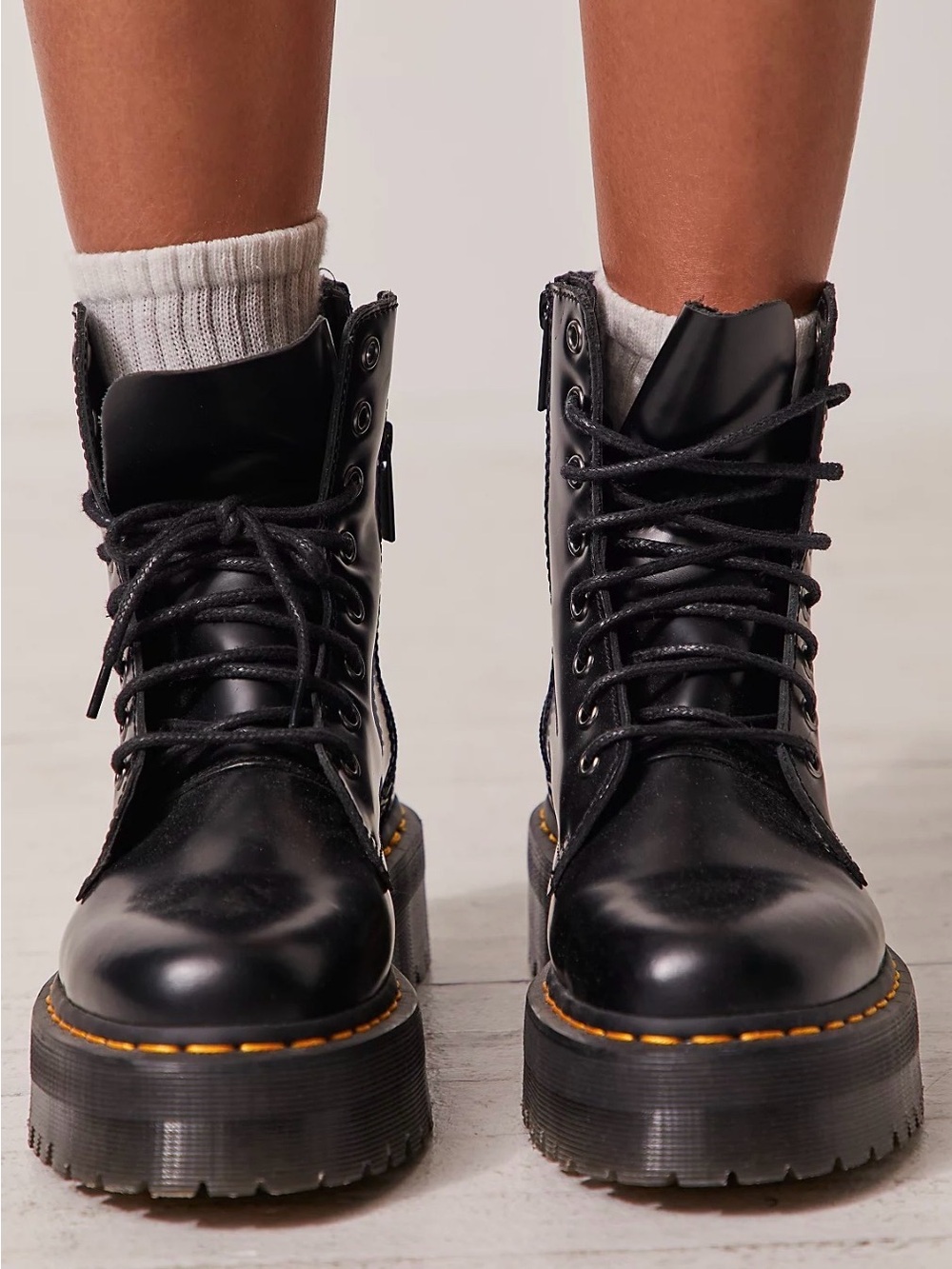 Dr. Martens Jadon Smooth Leather Platform Boots EU 38 Like New